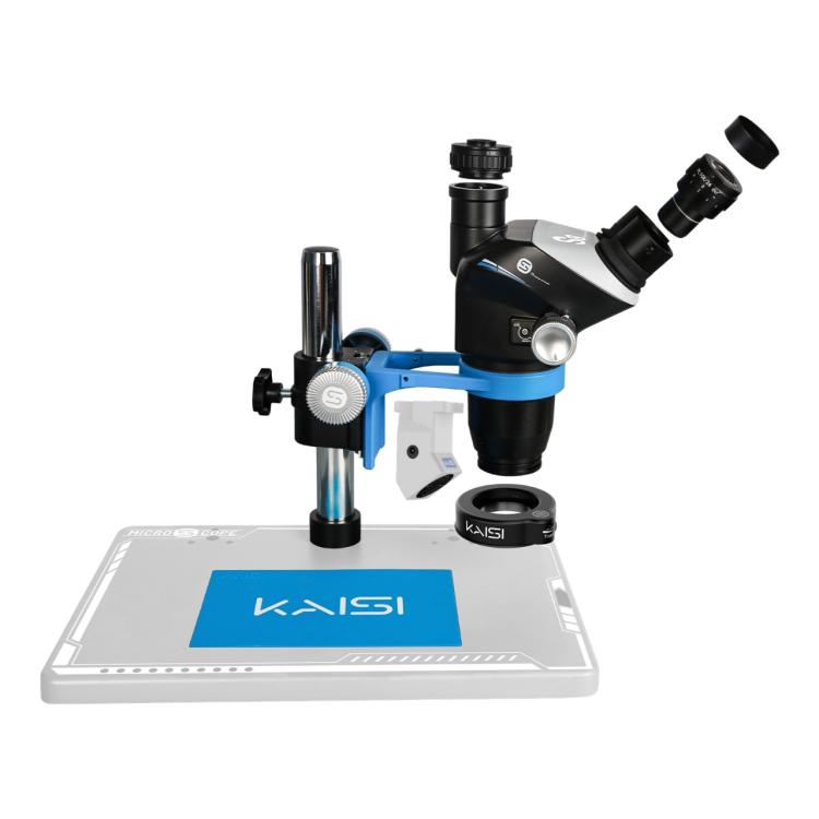Set microscopio stereo trinoculare Kaisi S8 6.7-52X Zoom, Kaisi S8 Set microscopio stereo trinoculare Kaisi S8 6.7-52X Zoom, Kaisi S8